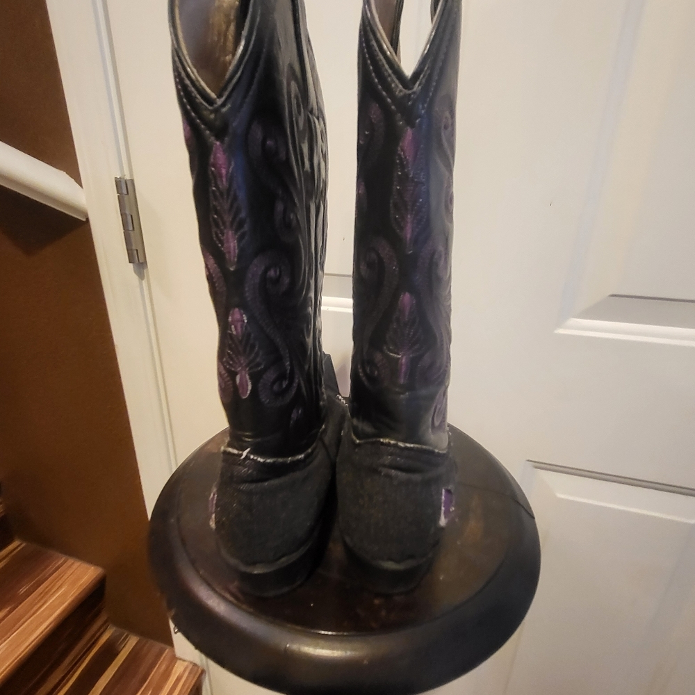 White Diamond Boots Size 8 Hand Made - Picture 5 of 14